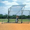 Sport Supply Group 15' x 11' x 6' SSG Sandlot Portable Baseball/Softball Backstop BBBSWING